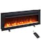 Edendirect 36'' Freestanding and Wall Mounted Electric Fireplace, 9 Kinds of Flame Color, Black EF456B - alternate 1